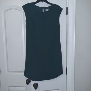 Merona Black Sheath Mini Dress Sleeveless Crew Neck